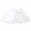 Aden + Anais™ Essentials Baumwoll-Musselin-Baby-Lätzchen Alphabet Animals