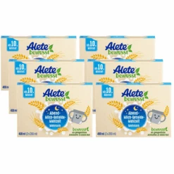 Alete Abend-Milch-Getreide-Mahlzeit Mehrkorn-Getreide 6 X 400 Ml (12 X 200 Ml) Ab Dem 10. Monat