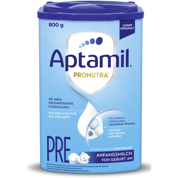 Aptamil Anfangsnahrung Pronutra PRE ADVANCE 800 G Ab Der Geburt 1 Aptamil Anfangsnahrung Pronutra PRE ADVANCE 800 G Ab Der Geburt