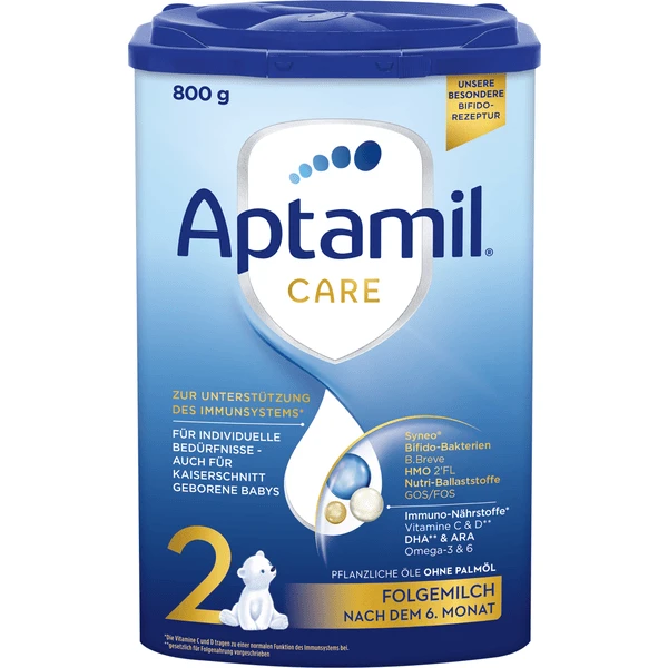 Aptamil Folgemilch 2 CARE 800g Nach Dem 6. Monat 1 Aptamil Folgemilch 2 CARE 800g Nach Dem 6. Monat