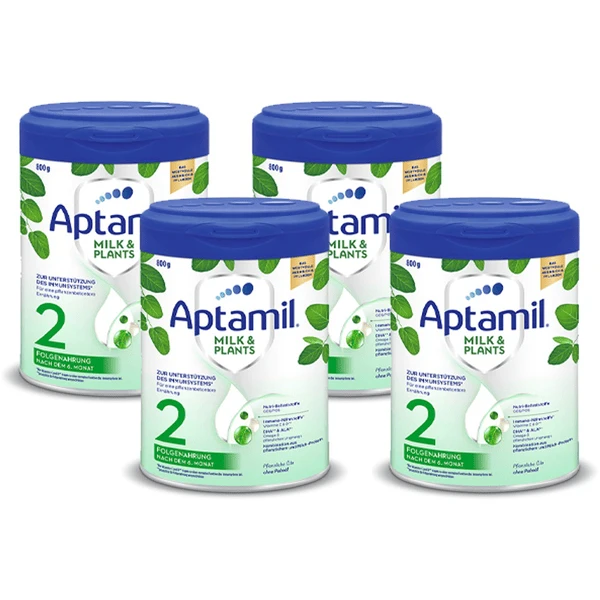 Aptamil Folgenahrung 2 Milk Plants 4x 800 G Ab Dem 6. Monat 1 Aptamil Folgenahrung 2 Milk Plants 4x 800 G Ab Dem 6. Monat