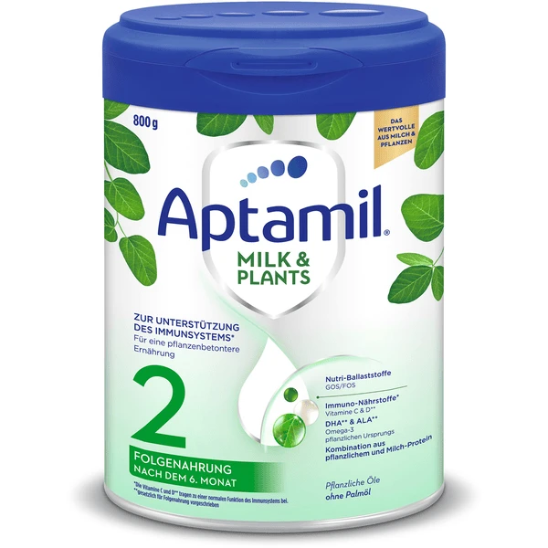 Aptamil Folgenahrung 2 Milk Plants 800 G Ab Dem 6. Monat 1 Aptamil Folgenahrung 2 Milk Plants 800 G Ab Dem 6. Monat