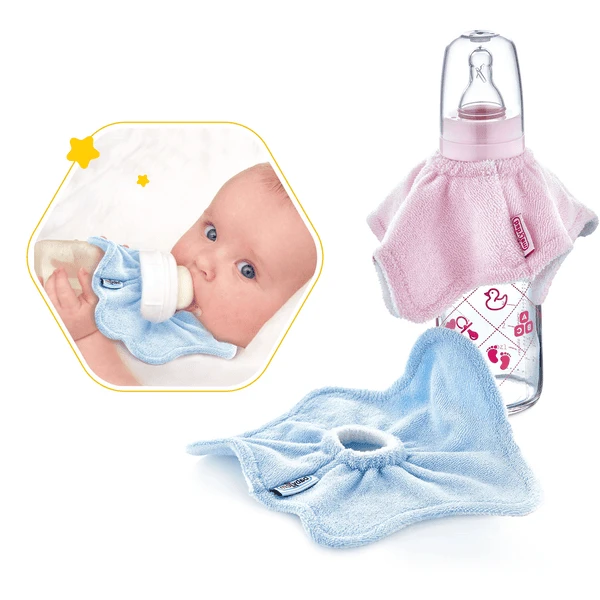 BabyJem Tropf Lätzchen Für Babyflaschen Blue 1 BabyJem Tropf Lätzchen Für Babyflaschen Blue
