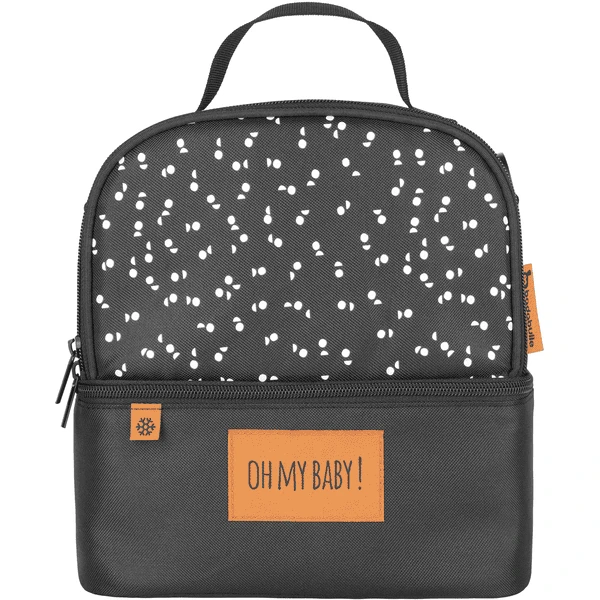 Badabulle Isoliertasche Pick And Go Mit Zwei Innenfächern In Schwarz 1 Badabulle Isoliertasche Pick And Go Mit Zwei Innenfächern In Schwarz