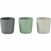 BEABA® Silikonbecher Im 3er-Set, Grau/salbeigrün/velvet Grau