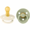 BIBS® Schnuller Colour Ivory / Sage 6-18 Monate, 2 Stk.