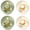 BIBS® Schnuller Colour Ivory / Sage 6-18 Monate, 4 Stk.