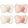 BIBS® Schnuller Couture Ivory / Blush Latex 0-6 Monate, 4 Stk.