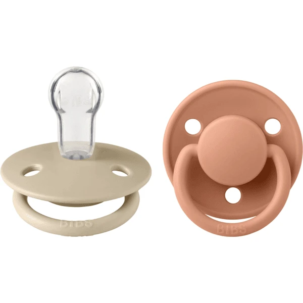BIBS® Schnuller De Lux Vanilla & Peach 0-36 Monate, 2 Stk. 1 BIBS® Schnuller De Lux Vanilla & Peach 0-36 Monate, 2 Stk.