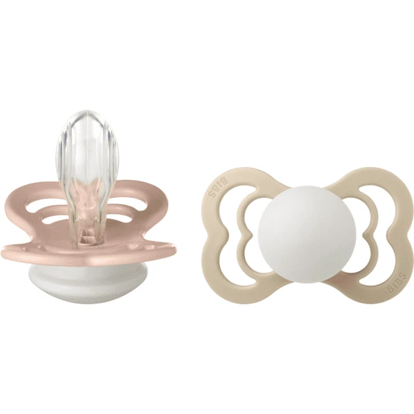 BIBS® Schnuller Supreme Blush Und Vanilla Glow Silikon 6-36 Monate, 2 Stk. 1 BIBS® Schnuller Supreme Blush Und Vanilla Glow Silikon 6-36 Monate, 2 Stk.