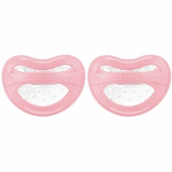 CURAPROX Baby Schnuller Gr. 0 Von Anfang An In Pastell Rosa Ab Dem 0. Monat, Duo