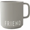 Design Letters Becher Mit Henkle Favourite Cool Gray