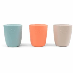 Done By Deer™ Trinkbecher Mini Farbmix, Silikon 3-er Pack