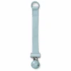Elodie Schnullerband Mit Holzdetail, Aqua Turquoise