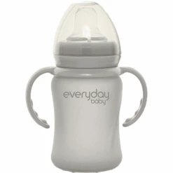 Everyday® Baby Glas-Trinkbecher Heathy+ Sippy Cup, 150 Ml In Quiet Grey