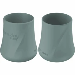 Everyday® Baby Trinkbecher Silikon 2er-Set, Harmony Green