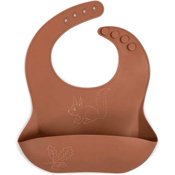 Filibabba Silikonlätzchen - Eichhörnchen 1 Filibabba Silikonlätzchen - Eichhörnchen