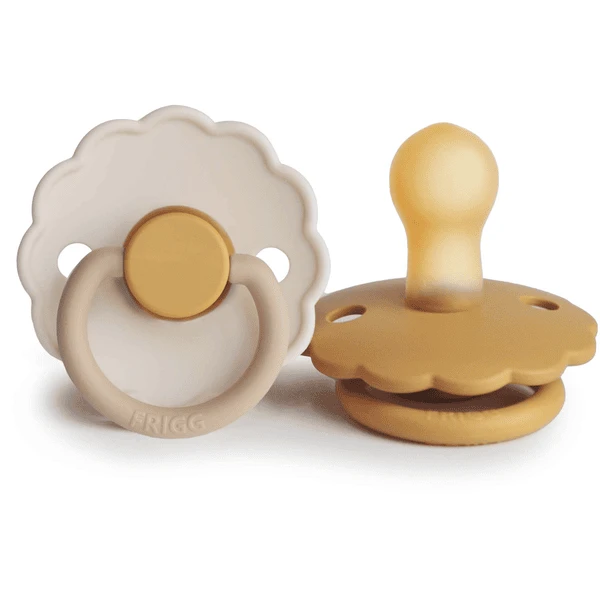 FRIGG Schnuller Daisy Chamomile/Honey Gold 0-6 Monate 1 FRIGG Schnuller Daisy Chamomile/Honey Gold 0-6 Monate