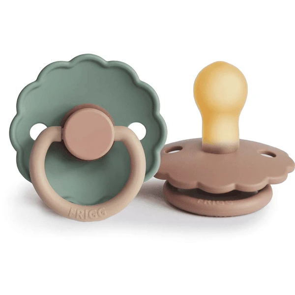 FRIGG Schnuller Daisy Rose Gold/Willow 0-6 Monate 1 FRIGG Schnuller Daisy Rose Gold/Willow 0-6 Monate