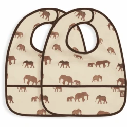 Jollein Lätzchen Wasserdicht Savannah Beige 2er Pack