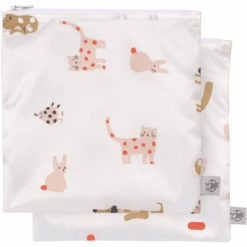 LÄSSIG Frühstücksbeutel 2 Stück Little Mateys Spice Orange