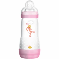 MAM Babyflasche Easy Start Anti-Colic, 320 Ml Ab 4+ Monate, Tiger