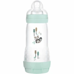 MAM Babyflasche Easy Start Anti-Colic, 320 Ml Ab 4+ Monate, Waschbär