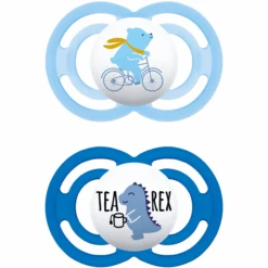 MAM Schnuller Perfect Aus Silikon 16+ Monate, Bär/Dino