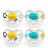 Medela Baby Schnuller Original 0-6 Monate DUO Signature 4 Stück In Gelb Und Türkis