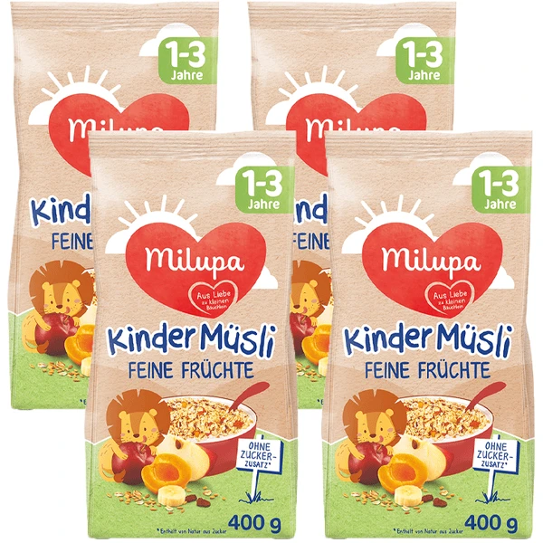 Milupa Kindermüsli Früchte 4 X 400 G Ab Dem 1. Jahr 1 Milupa Kindermüsli Früchte 4 X 400 G Ab Dem 1. Jahr