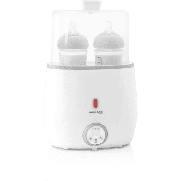 Miniland Aufwärmungsgerät Warmy Twin Für Babyflaschen 1 Miniland Aufwärmungsgerät Warmy Twin Für Babyflaschen
