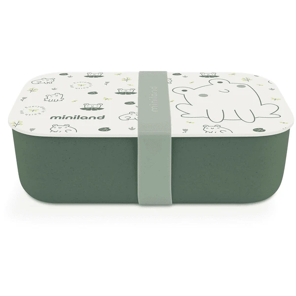 Miniland Brotdose Naturlunch Frog 1 Miniland Brotdose Naturlunch Frog