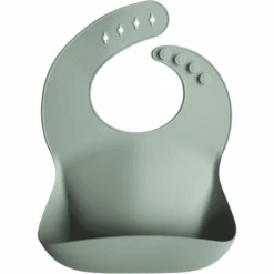 Mushie Silikonlätzchen Cambridge Blue