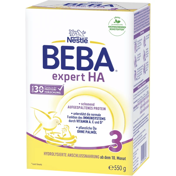 Nestlé Folgenahrung BEBA EXPERT HA 3 550 G Ab Dem 10. Monat 1 Nestlé Folgenahrung BEBA EXPERT HA 3 550 G Ab Dem 10. Monat