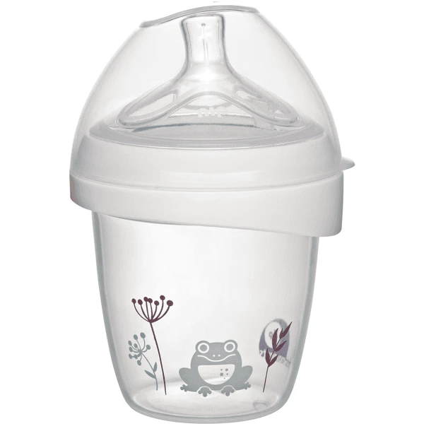 Nip First Moments Weithalsflasche PP 150 Ml Inkl. Weithalstrinksauger Rund Mit Anti Kolik Ventil, Silikon, Saugloch S (langsamer Trinkfluss) Frosch 1 Nip First Moments Weithalsflasche PP 150 Ml Inkl. Weithalstrinksauger Rund Mit Anti Kolik Ventil, Silikon, Saugloch S (langsamer Trinkfluss) Frosch