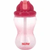 Nuby Nûby Auslaufsichere Trinkhalmtasse Soft Flip-It 355 Ml In Pink