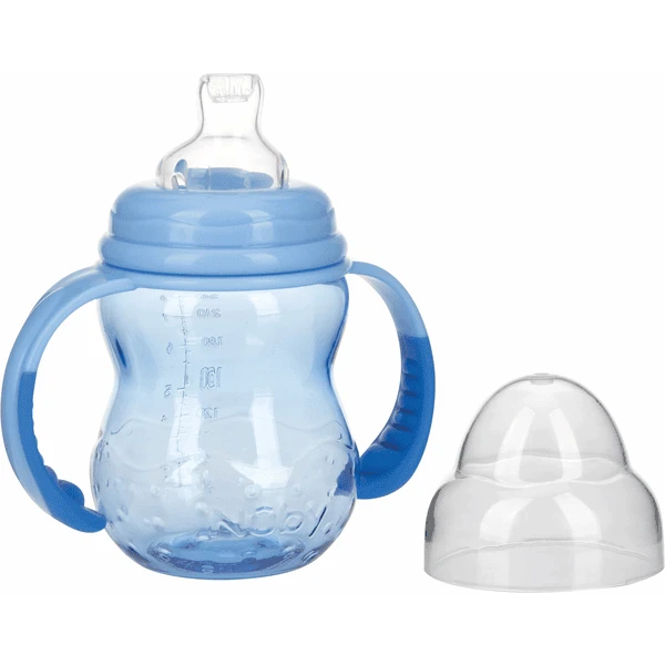 Nuby Nûby Weithals-Trinklernflasche Aus Tritan Mit Griff 240 Ml Ab Dem 6. Monat In Blau 1 Nuby Nûby Weithals-Trinklernflasche Aus Tritan Mit Griff 240 Ml Ab Dem 6. Monat In Blau