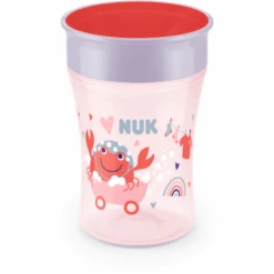 NUK Trinklernbecher Magic Cup 230 Ml 360°-Trinkrand Rot