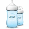 Philips Avent Natural Flasche SCF035/27, 260ml, 2 Stück, Blau