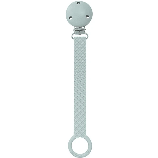 The Cotton Cloud Schnullerkette Scallop Aus Silikon, Jade 1 The Cotton Cloud Schnullerkette Scallop Aus Silikon, Jade