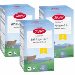 Töpfer Bio Folgemilch 2 Lactana 3 X 600 G Nach Dem 6. Monat