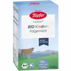 Töpfer Bio Kinder-Folgemilch Lactana 500 G Ab Dem 12. Monat
