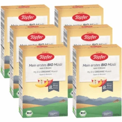 Töpfer Bio Mein Erstes Müsli 6 X 175 G Ab Dem 8. Monat