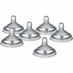 Tommee Tippee Sauger Closer To Nature Easi-Vent, Mittlerer Nahrungsfluss, 6er Set