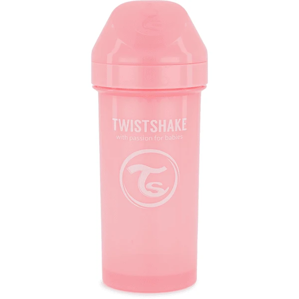 TWISTSHAKE Trinkbecher Kid Cup 360ml Pastell Rosa 1 TWISTSHAKE Trinkbecher Kid Cup 360ml Pastell Rosa